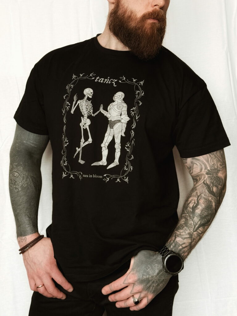 męska koszulka tańcz mara in bloom
